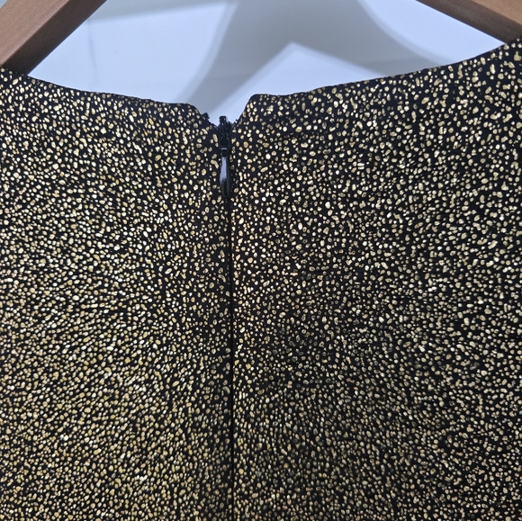 Calvin Klein Metallic Faux-Wrap Sheath Dress Sz 18W Plus Gold Women NWT - Picture 14 of 14